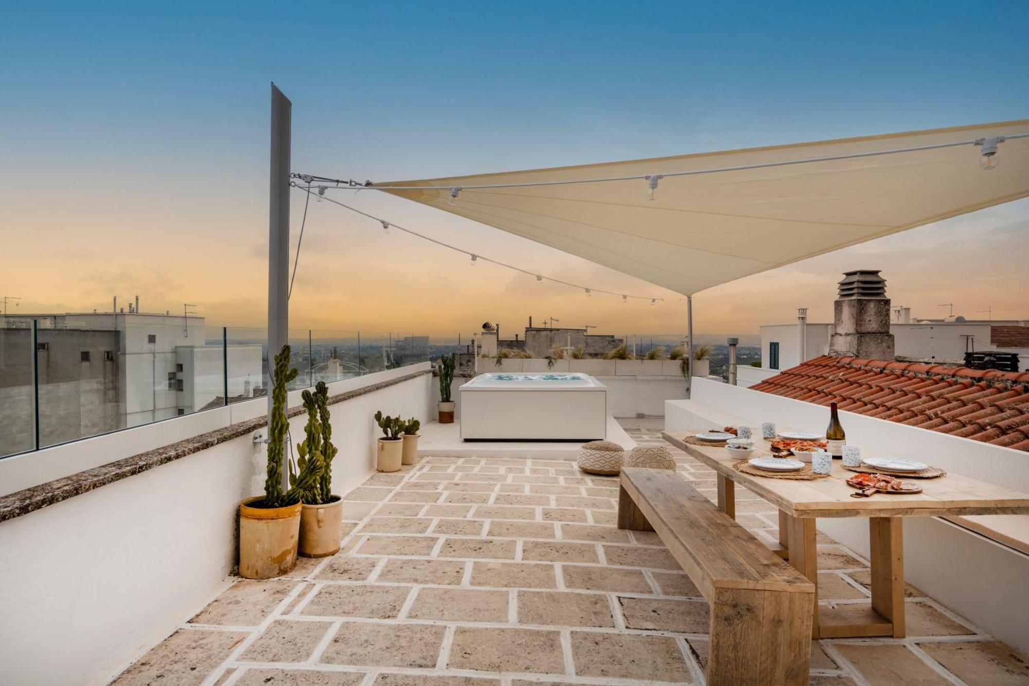 Apartmán Casa U Burie, Casa Design Con Terrazza Panoramica E Jacuzzi Cisternino Exteriér fotografie